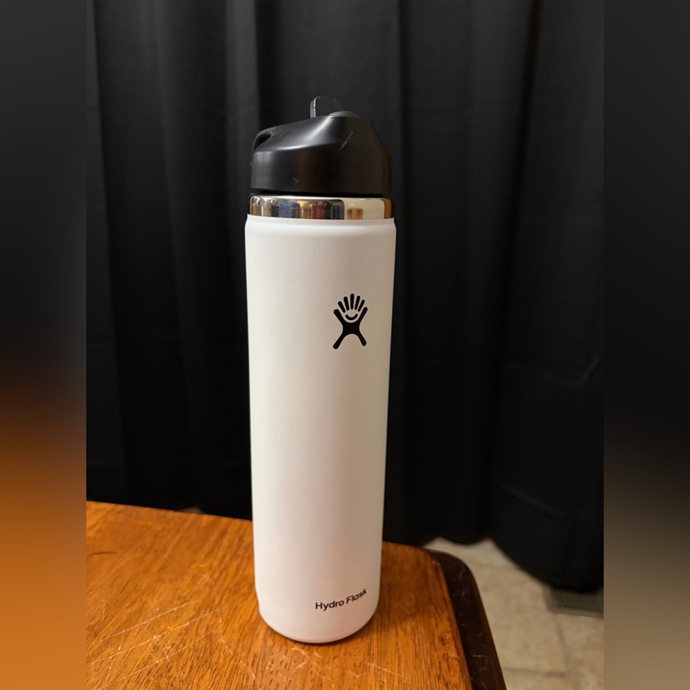 Hydro Flask White Travel Bottle